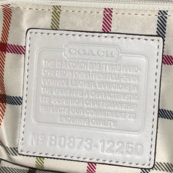 Coach Ergo Convertible Off White Cream Leather Tote Shoulder Crossbody Bag - Picture 9 of 11